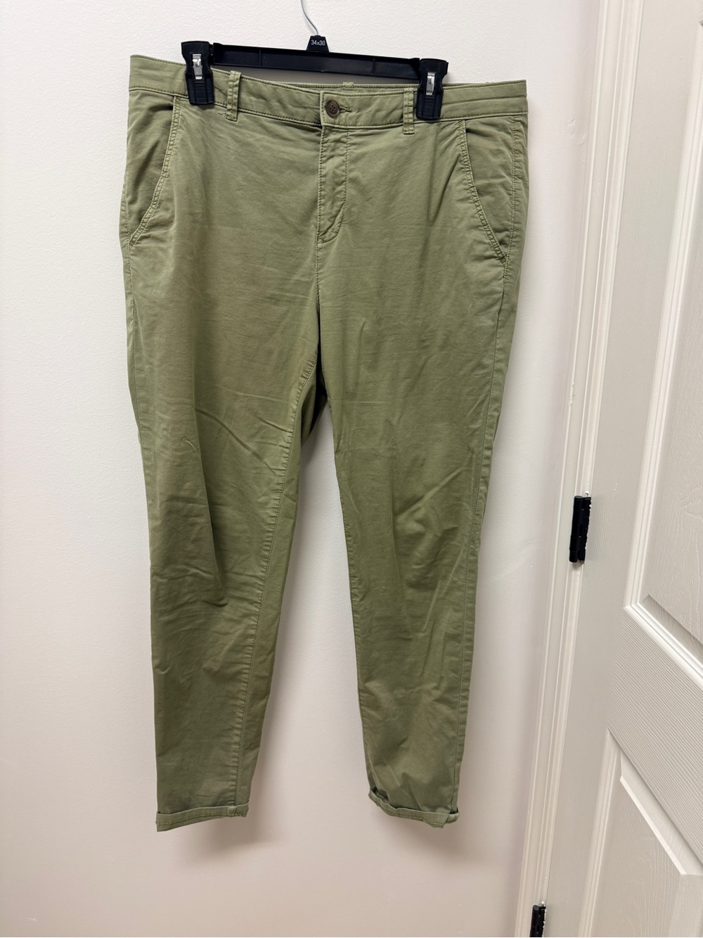 Esprit Celery Green Casual Chino Pants